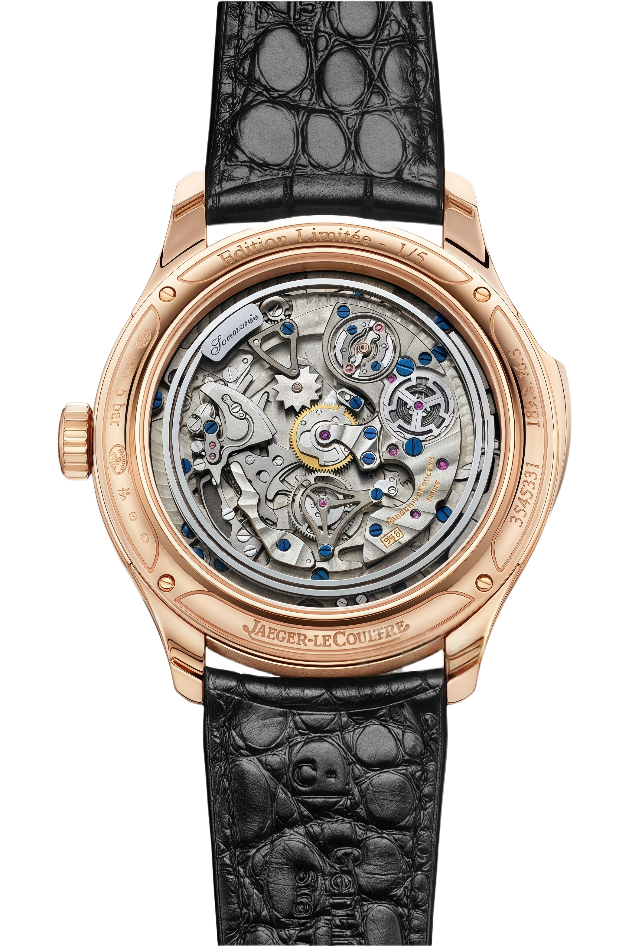 Jaeger-LeCoultre Master Grande Tradition Ref. Q52624A3 Super Clone Watch – Blue Dial Rose Gold Fake Replica