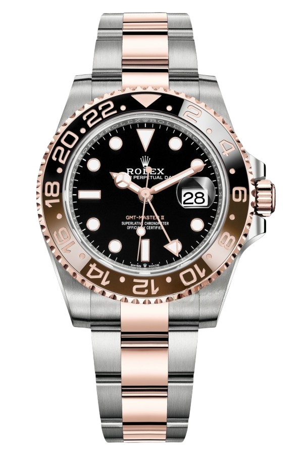 RolexGMT Master l Root Beer Two Tone SuperClone Swiss Replica Watch Ref 126711CHNR 3285 Swiss Movement