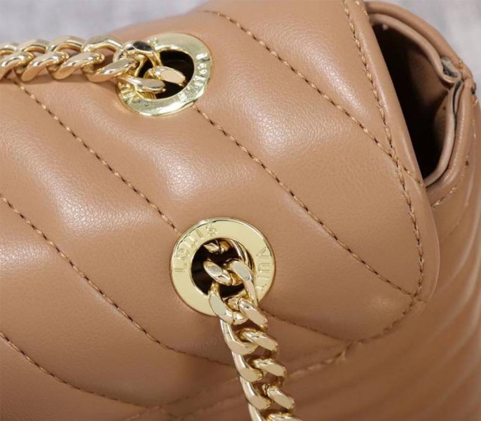 Louis Vuitton New Wave Chain Bag In Beige
