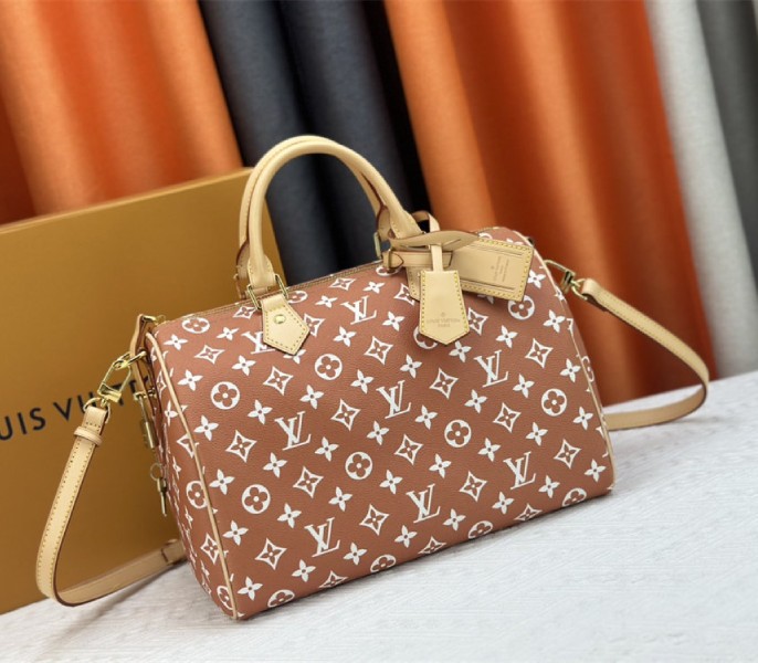 Louis Vuitton Speedy P9 Bandouliere 30 Bag In Camel
