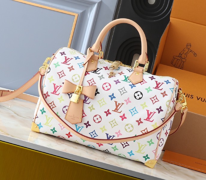 X TM Multicolored Speedy Bandouliere 30 In White