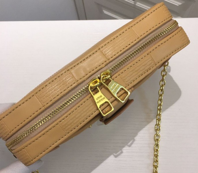Louis Vuitton Troca PM Bag In Beige