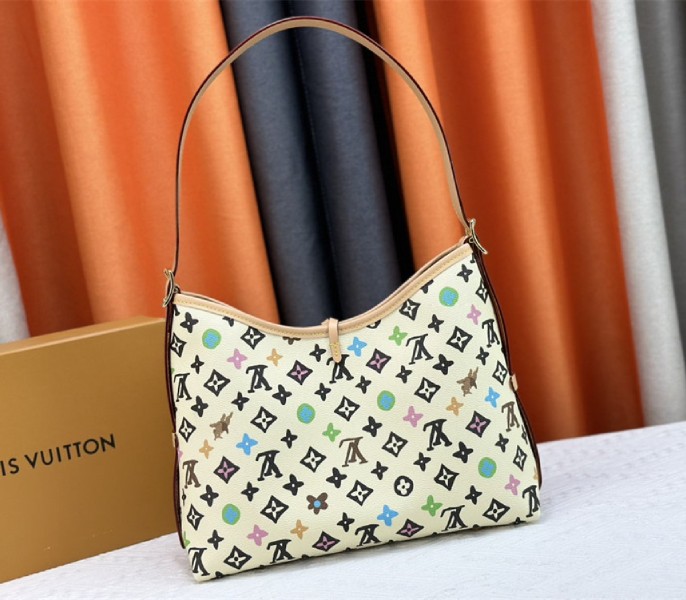 Louis Vuitton Monogram Craggy CarryAll PM Bag In Vanilla