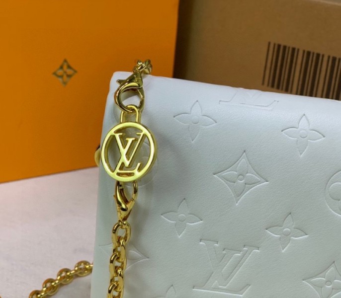 Louis Vuitton Coussin Pochette In Cream