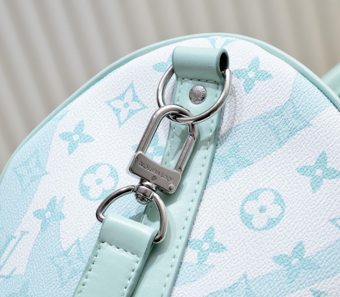 Keepall Bandouliere 50 In Crystal Blue