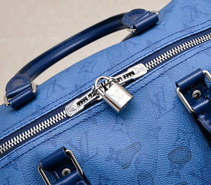 Keepall Bandouliere 50 In Navy River Blue
