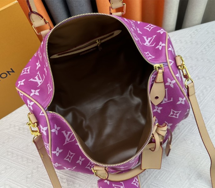 Louis Vuitton Speedy P9 Bandouliere 40 Bag In Pink Purple