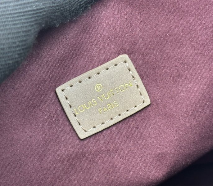 Louis Vuitton Monogram Empreinte Coussin MM Hobo In Galet Gray