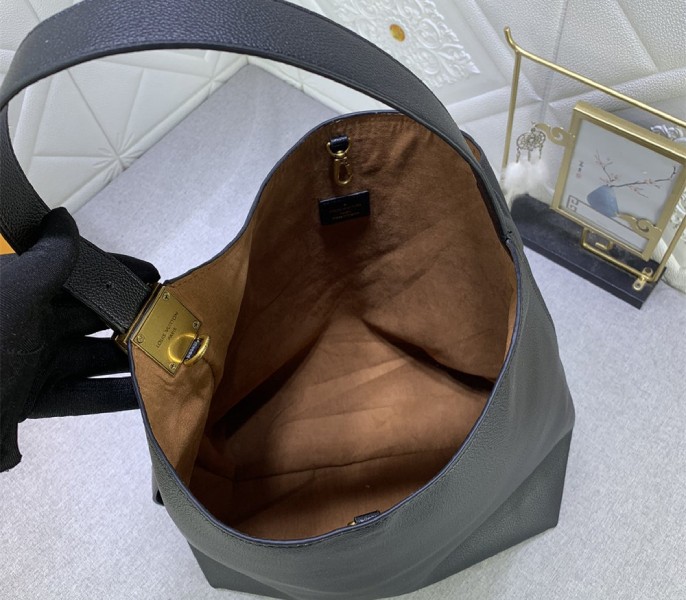 Louis Vuitton Low Key MM Hobo In Black