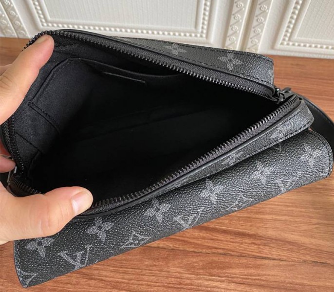 Louis Vuitton Monogram Eclipse Steamer Messenger Bag