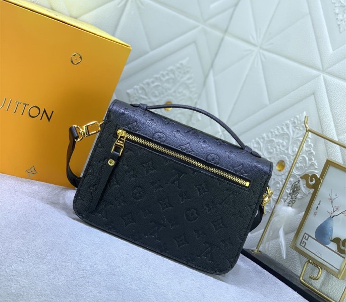 Monogram Empreinte Leather Metis In Black M41487