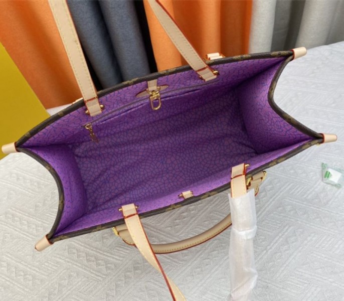 Louis Vuitton X YK Monogram Canvas Onthego MM Tote In Pumpkin