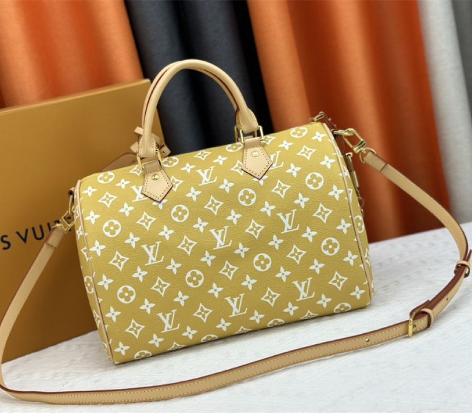 Louis Vuitton Speedy P9 Bandouliere 30 Bag In Yellow