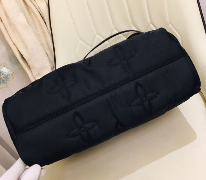 Louis Vuitton Econyl Regenerated Nylon Onthego GM Tote In Black