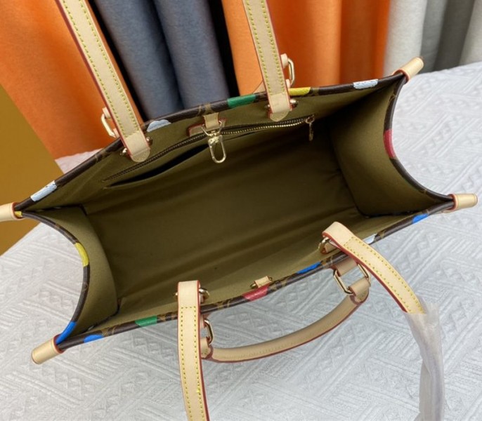 Louis Vuitton X YK Monogram Canvas Onthego MM Tote