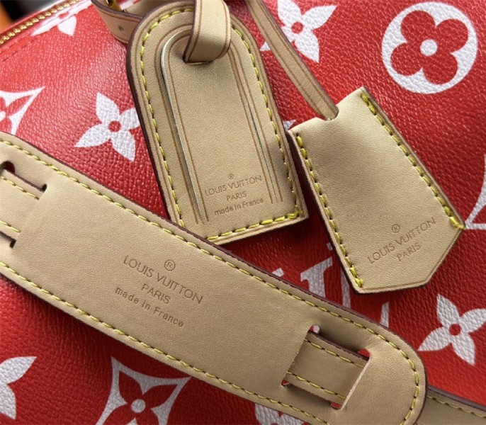 Louis Vuitton Speedy P9 Bandouliere 50 Bag In Red