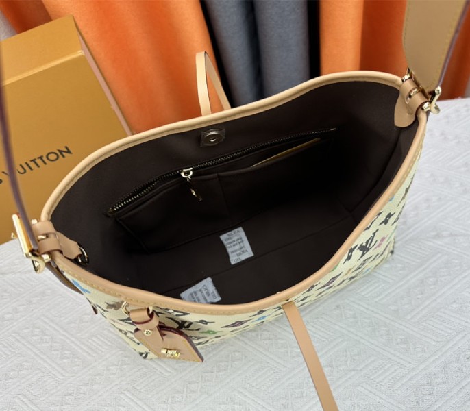 Louis Vuitton Monogram Craggy CarryAll PM Bag In Vanilla