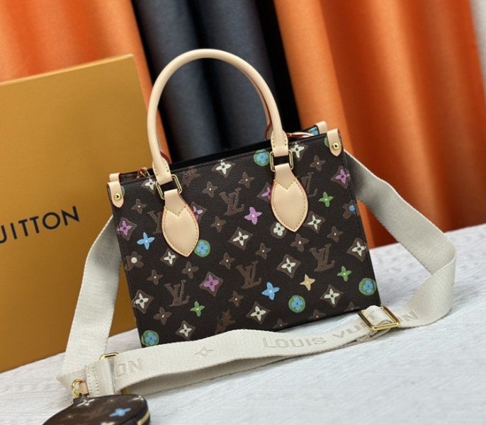 Louis Vuitton Monogram Craggy Onthego PM Tote In Chocolate