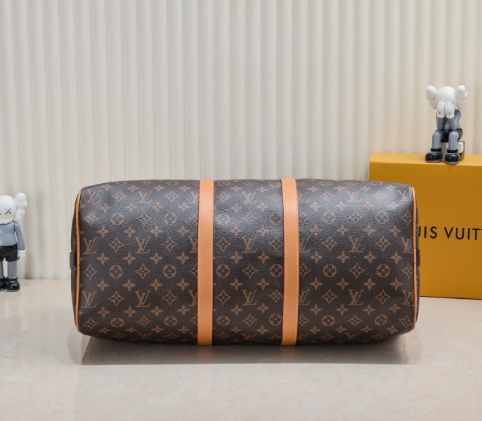 Monogram Canvas Keepall Bandouliere 50 With Jacquard Strap
