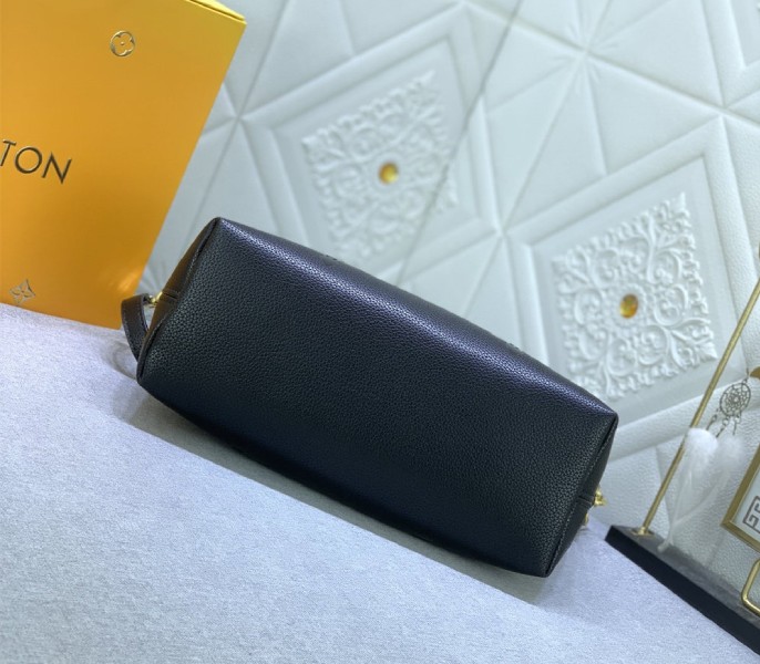 Louis Vuitton Monogram Empreinte Leather Bundle Bag In Black