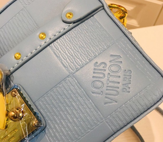 Louis Vuitton Troca PM Bag In Glacier Blue