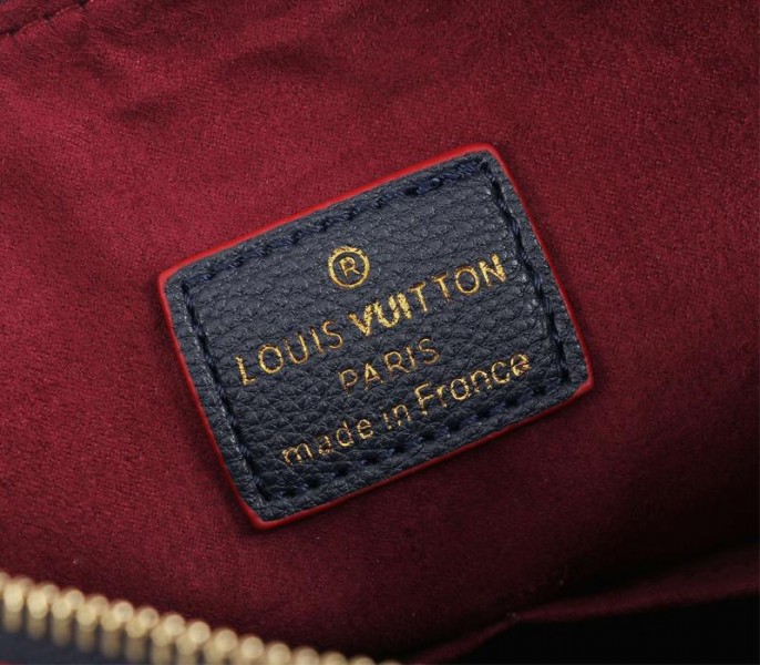 Louis Vuitton Monogram Empreinte Leather Maida Hobo In Navy Blue