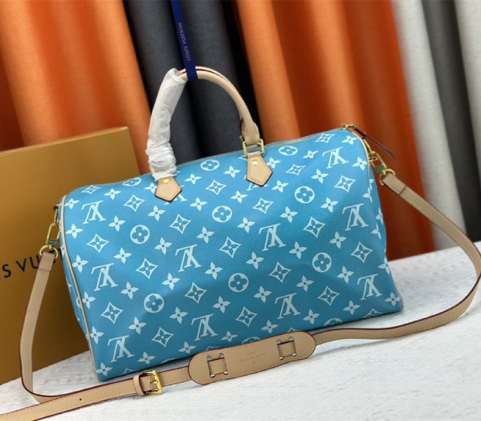 Louis Vuitton Speedy P9 Bandouliere 40 Bag In Turquoise
