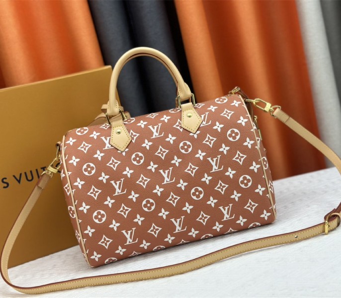 Louis Vuitton Speedy P9 Bandouliere 30 Bag In Camel