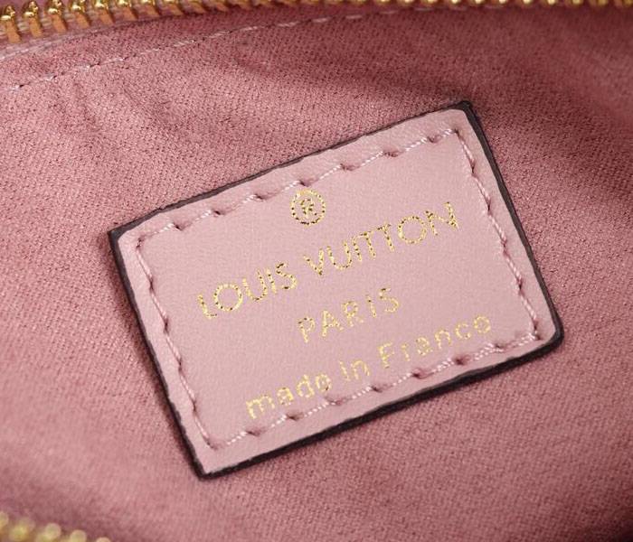 Louis Vuitton Monogram Canvas Soufflot BB Bag In Peach