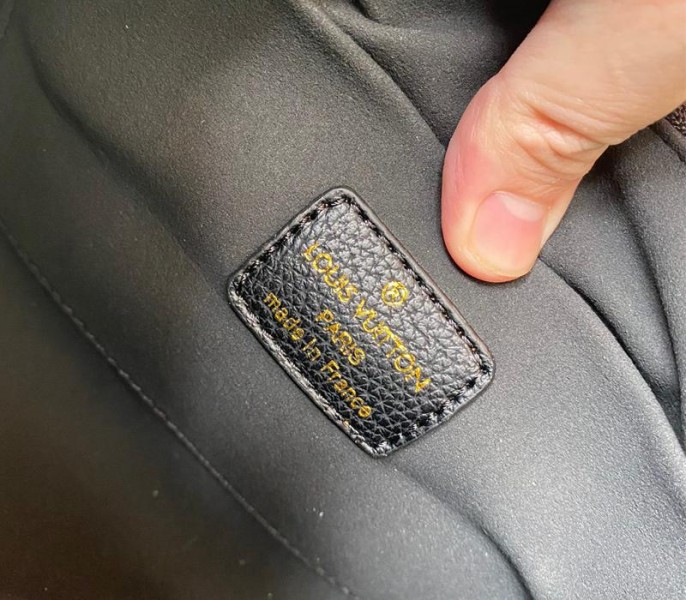 Louis Vuitton Monogram Empreinte Leather Bagatelle Mini Hobo In Black