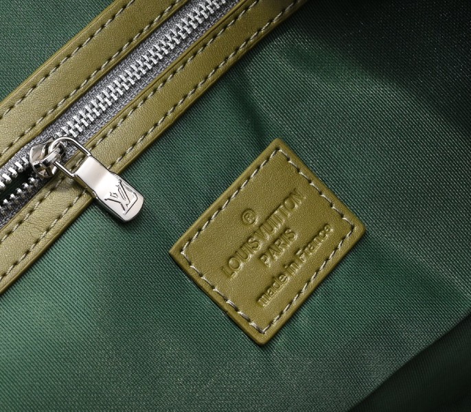 Monogram Gradient Canvas Keepall Bandouliere 55 In Khaki Green