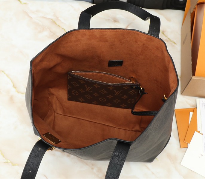Louis Vuitton Low Key Cabas MM Bag In Black