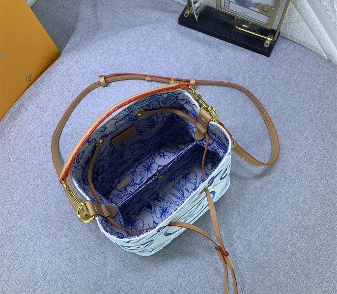 Louis Vuitton LV By The Pool Monogram Tiles Canvas NeoNoe BB Bag In Lagoon Blue