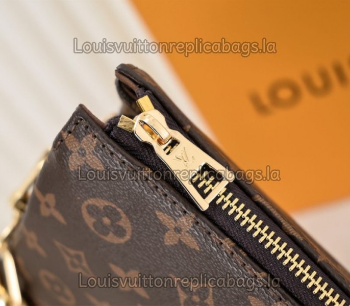 Louis Vuitton Monogram Canvas Coussin MM Bag With Jacquard Strap