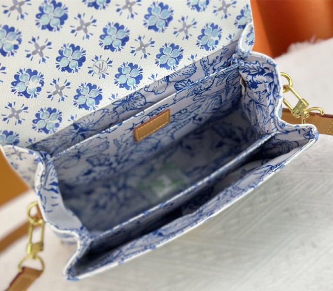 Louis Vuitton LV By The Pool Monogram Tiles Canvas Metis Handbag In Lagoon Blue