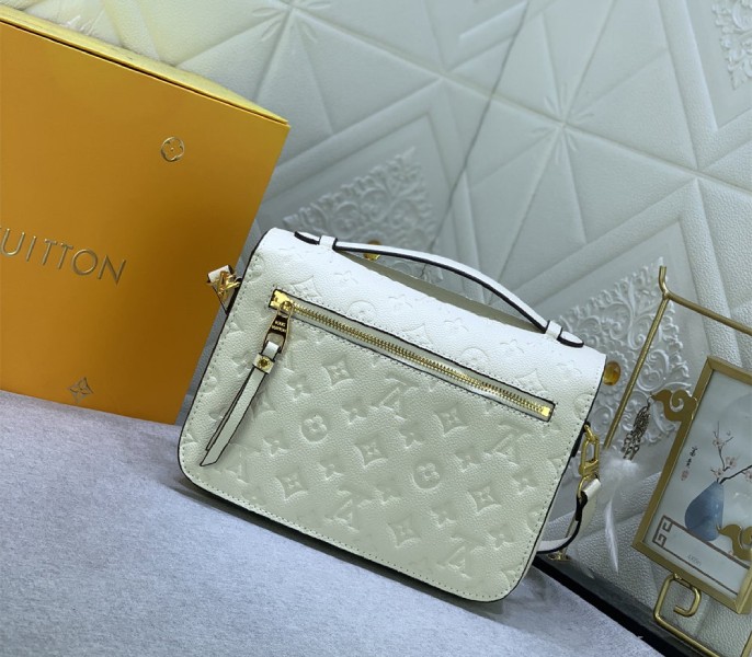 Monogram Empreinte Leather Metis In Cream M46552