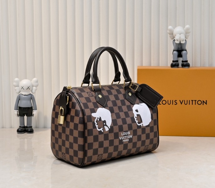 Damier Phriendship Canvas Speedy 25 Bandouliere