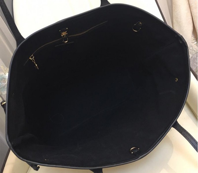 Louis Vuitton Spring 2022 Monogram Empreinte Neverfull MM Tote In Cream