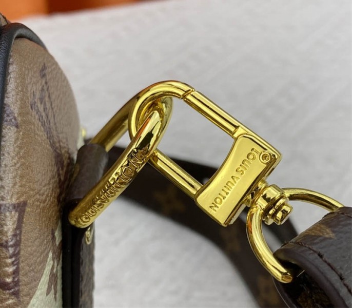 Louis Vuitton J Hope X Keepall Bandouliere 25 Brown Travel Bag In Two Eyes Patches