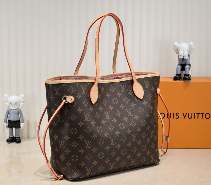 Louis Vuitton Monogram Canvas Neverfull MM Tote In Pink