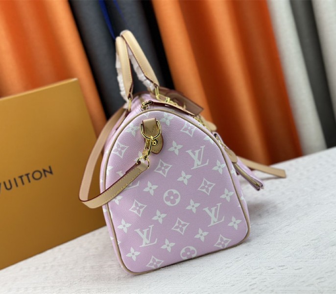 Louis Vuitton Speedy P9 Bandouliere 40 Bag In Hot Pink