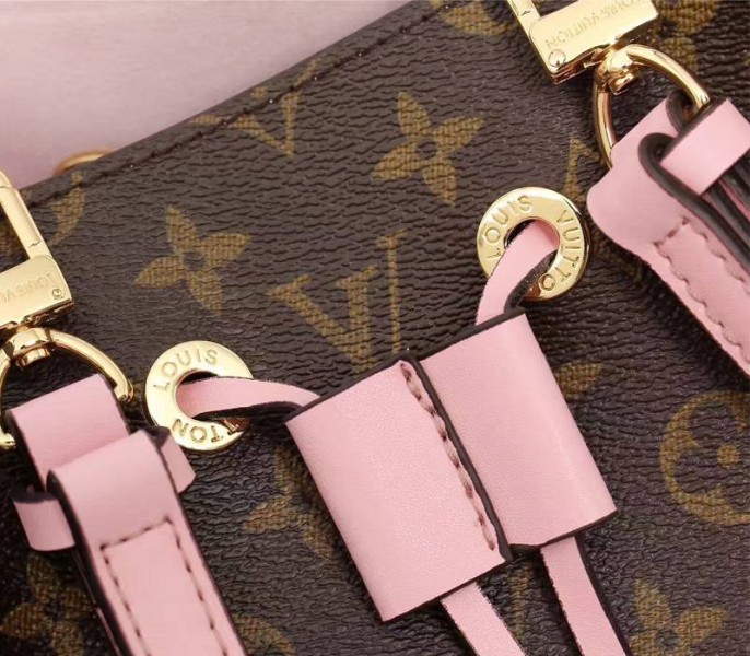 Louis Vuitton Monogram Canvas NeoNoe MM Bag In Rose Poudre