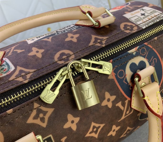 Louis Vuitton Flight Mode Monogram Canvas Speedy Bandouliere 30 Handbag