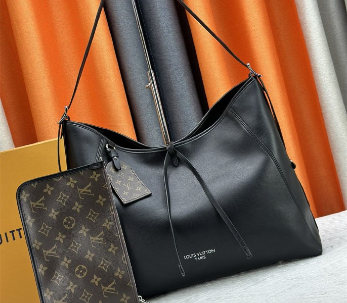 Louis Vuitton CarryAll Vibe MM In Black