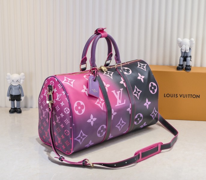 Spring 2022 Keepall 45 Travel Bag In Midnight Fuchsia