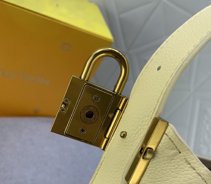 Louis Vuitton Low Key MM Hobo In Urban Yellow