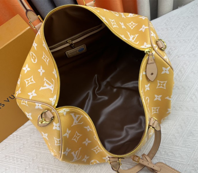 Louis Vuitton Speedy P9 Bandouliere 50 Bag In Yellow