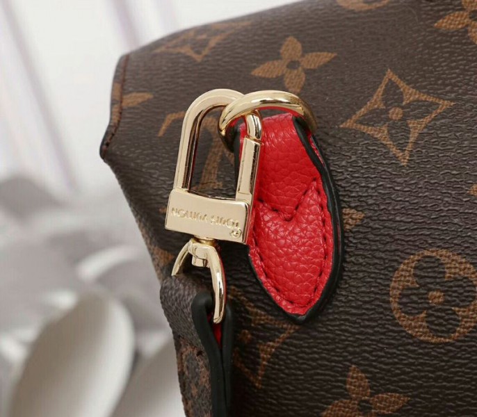 Louis Vuitton Monogram Canvas Marignan Bag In Coquelicot Red
