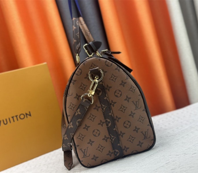 Louis Vuitton Monogram Giant And Monogram Reverse Canvas Keepall Bandouliere 45