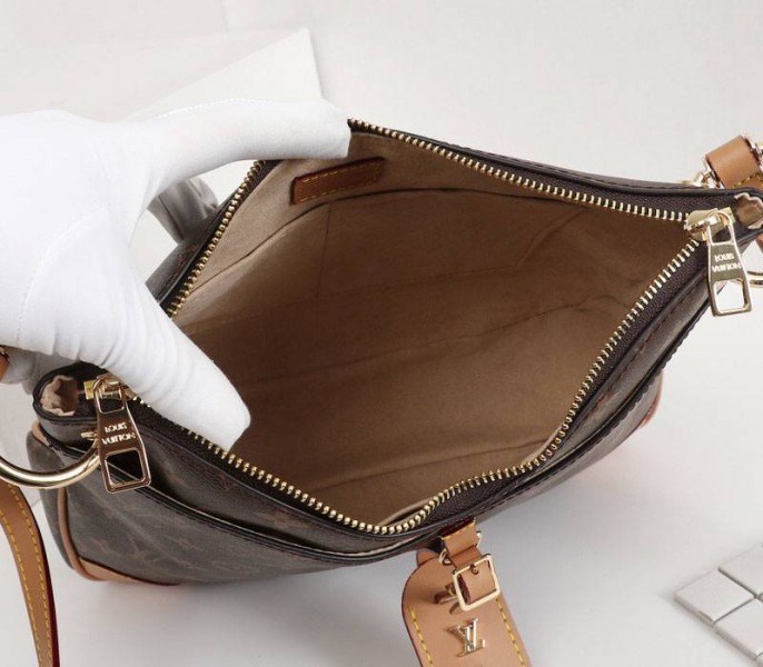 Louis Vuitton Monogram Canvas Odeon MM Bag In Natural